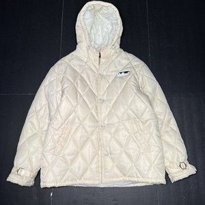 Michiko Koshino London Puffer Jacket Size L Cream